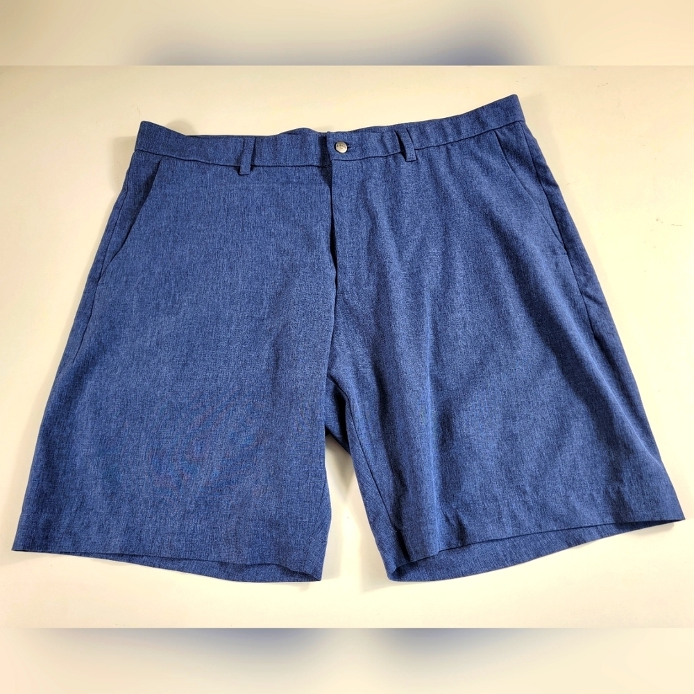 CALLAWAY Golf Mens Shorts Size 38 Blue Casual Flat Front Chinos performamce